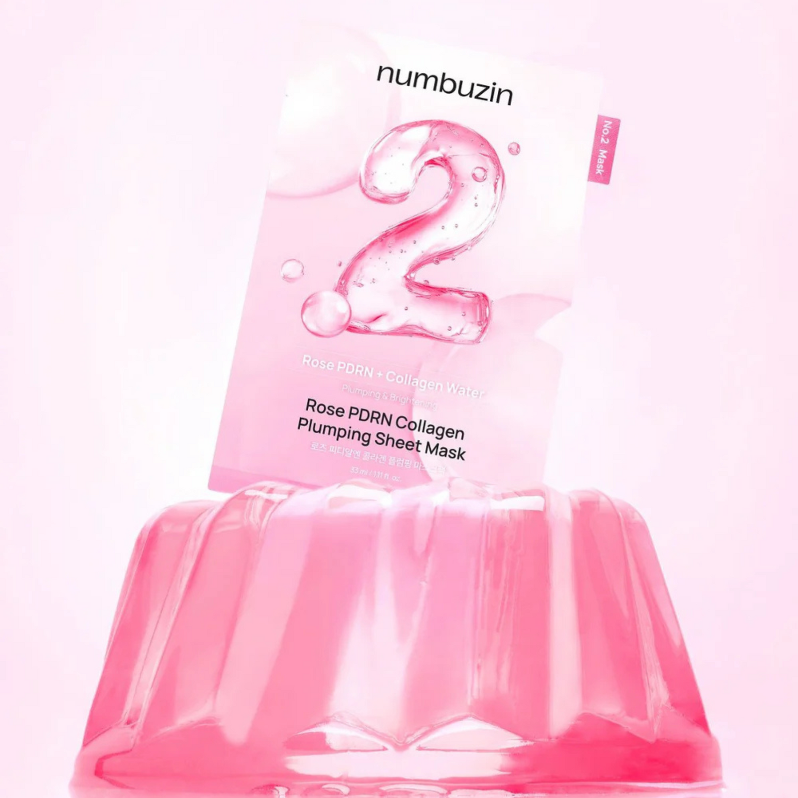 No.2 Rose PDRN Collagen Plumping Sheet Mask 1ea