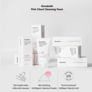 Genabelle Pink Cloud Cleansing Foam