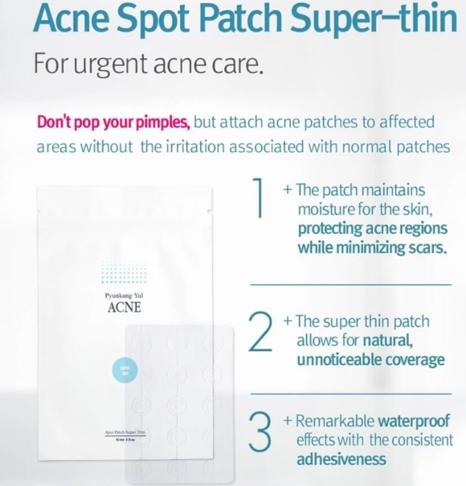 Acne Spot Cream 15ml & Acne Spot Patch Super Thin.