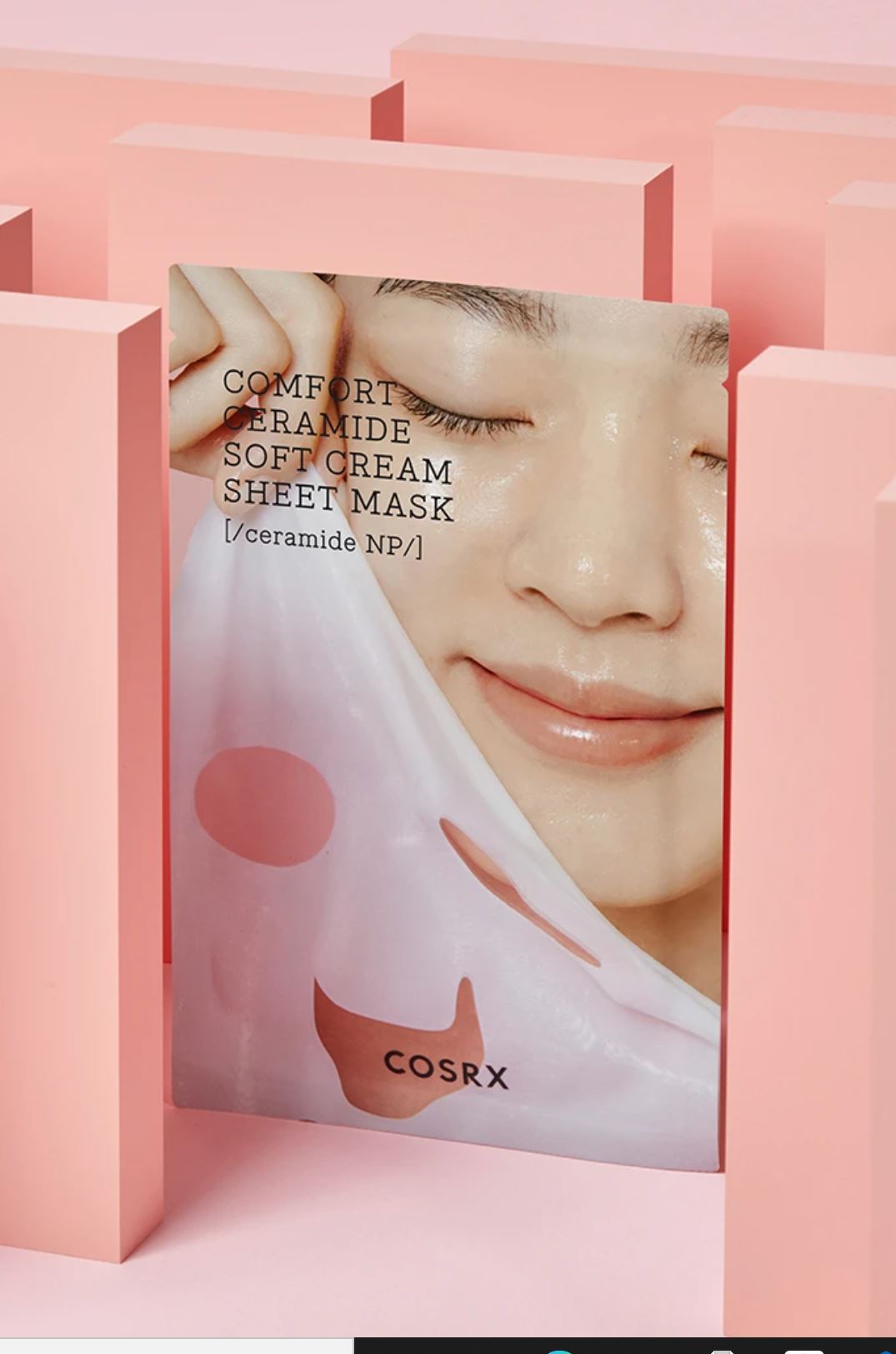 Balancium Comfort Ceramide Soft Cream Sheet Mask 1ea