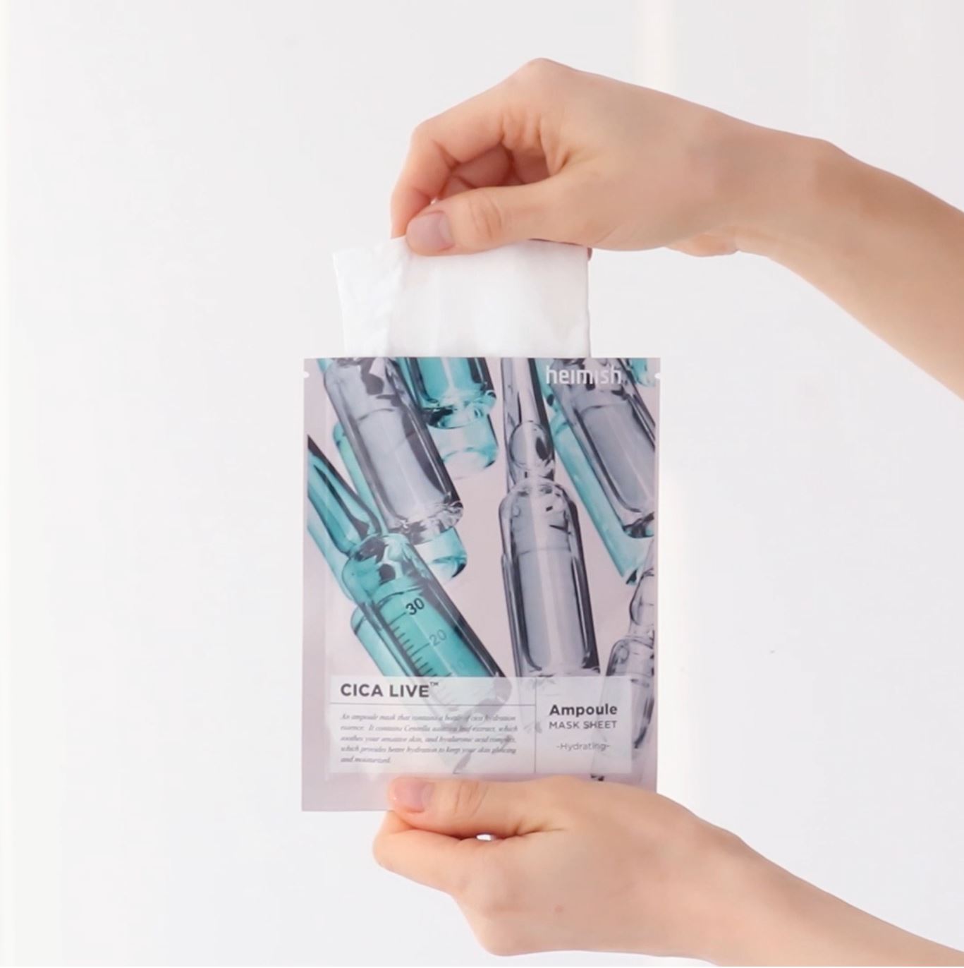 Cica Live Ampoule Mask Sheet Set 1ea