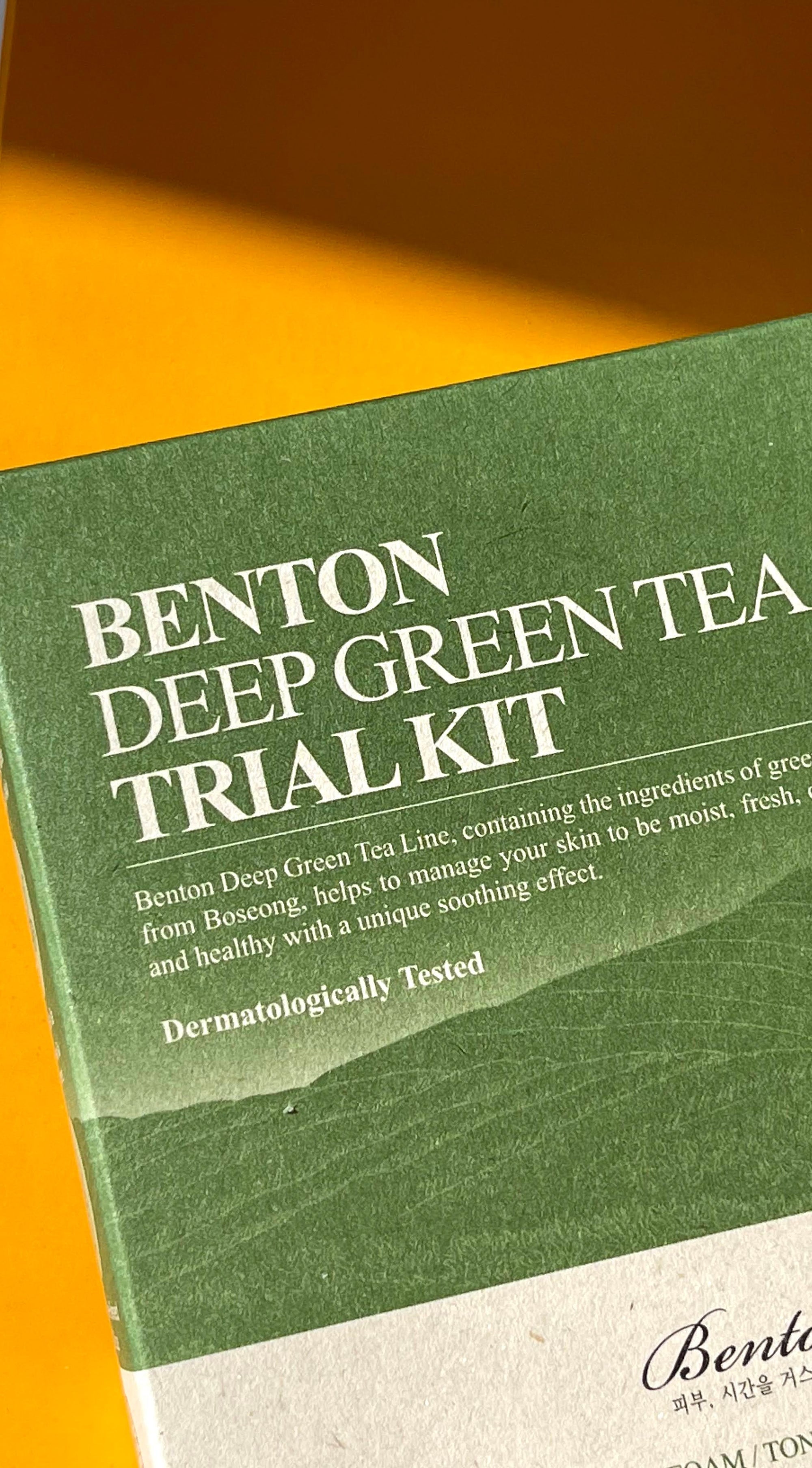 Benton Deep Green Tea Trial Kit