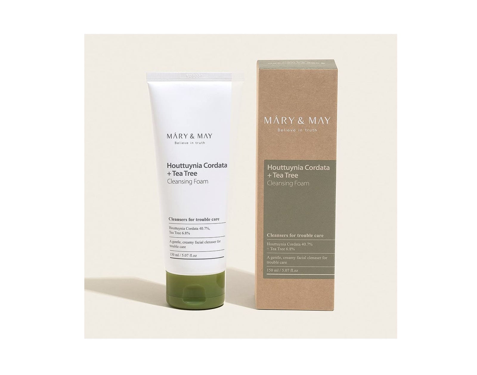 Houttuynia Cordata + Tea Tree Cleansing Foam 150ml