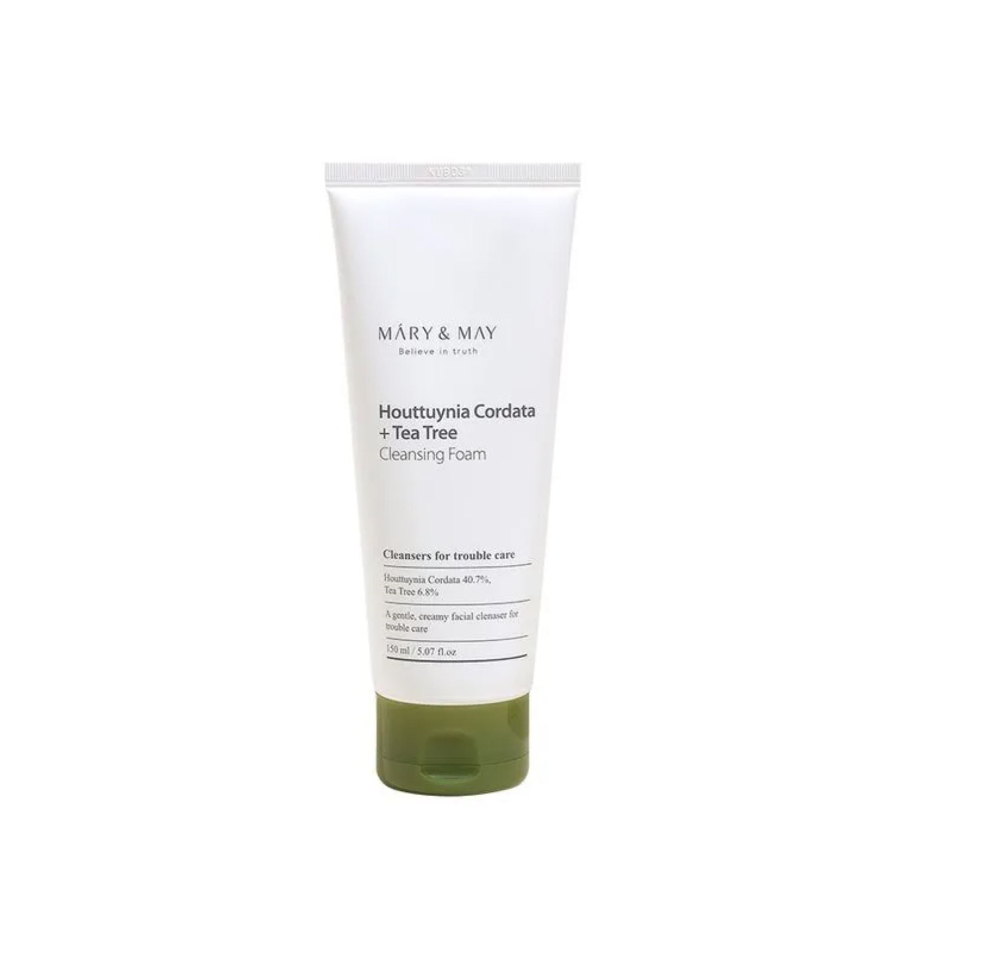 Houttuynia Cordata + Tea Tree Cleansing Foam 150ml - Bellbees
