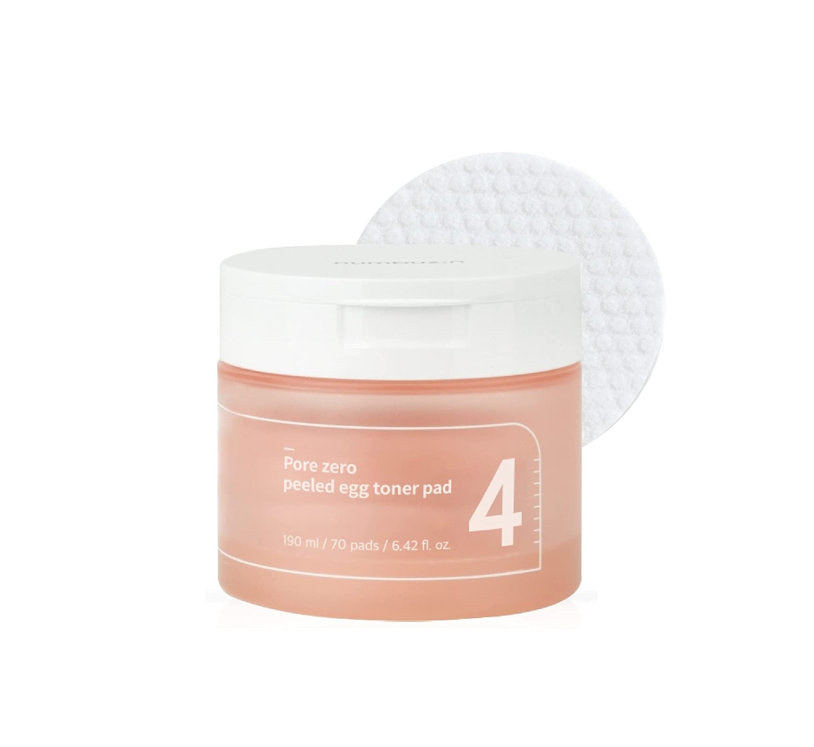 No. 4 Pore Zero Peeled Egg Toner Pad (190ml *70ea )