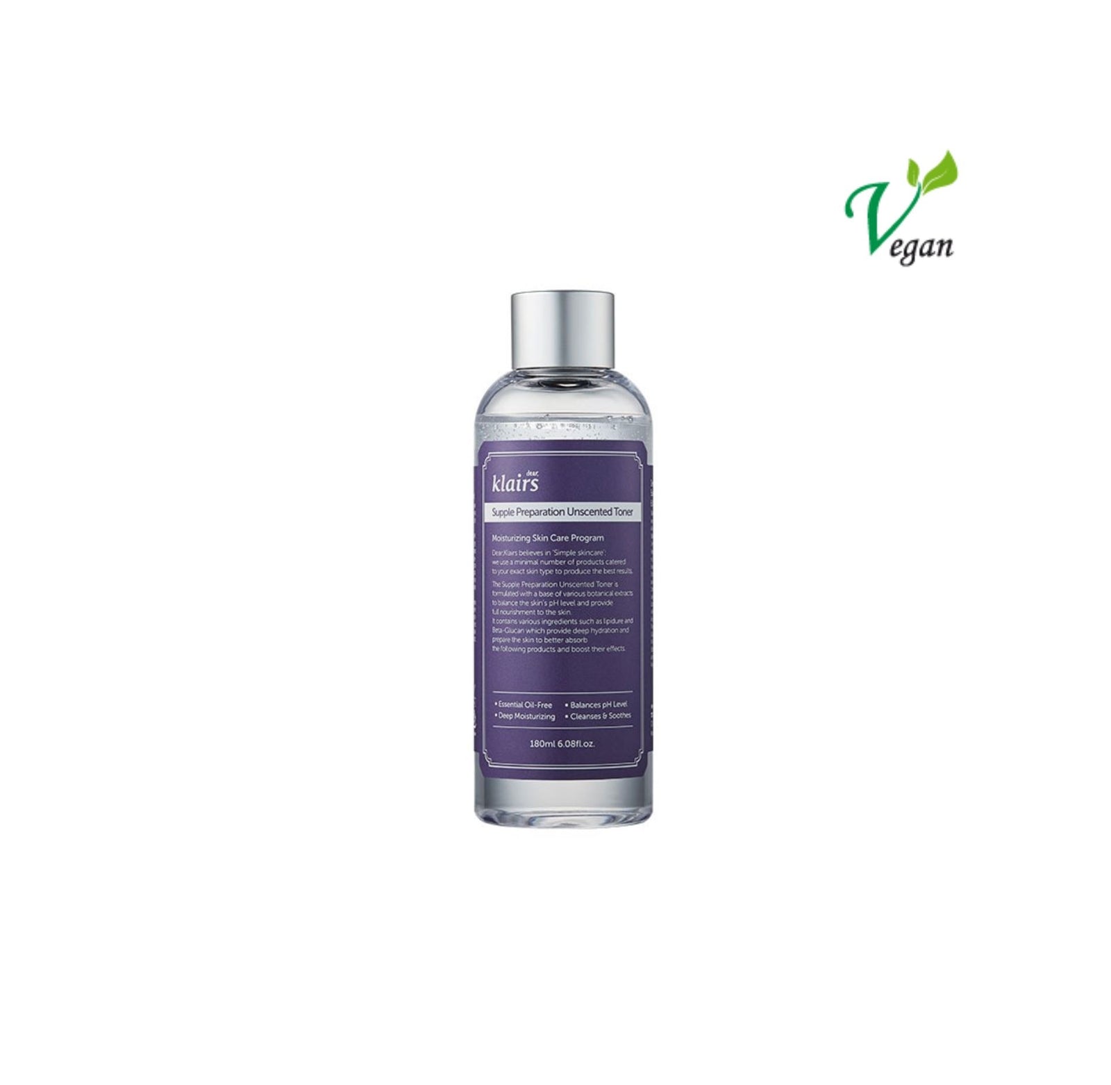 Supple Preparation Unscented Toner 180ml