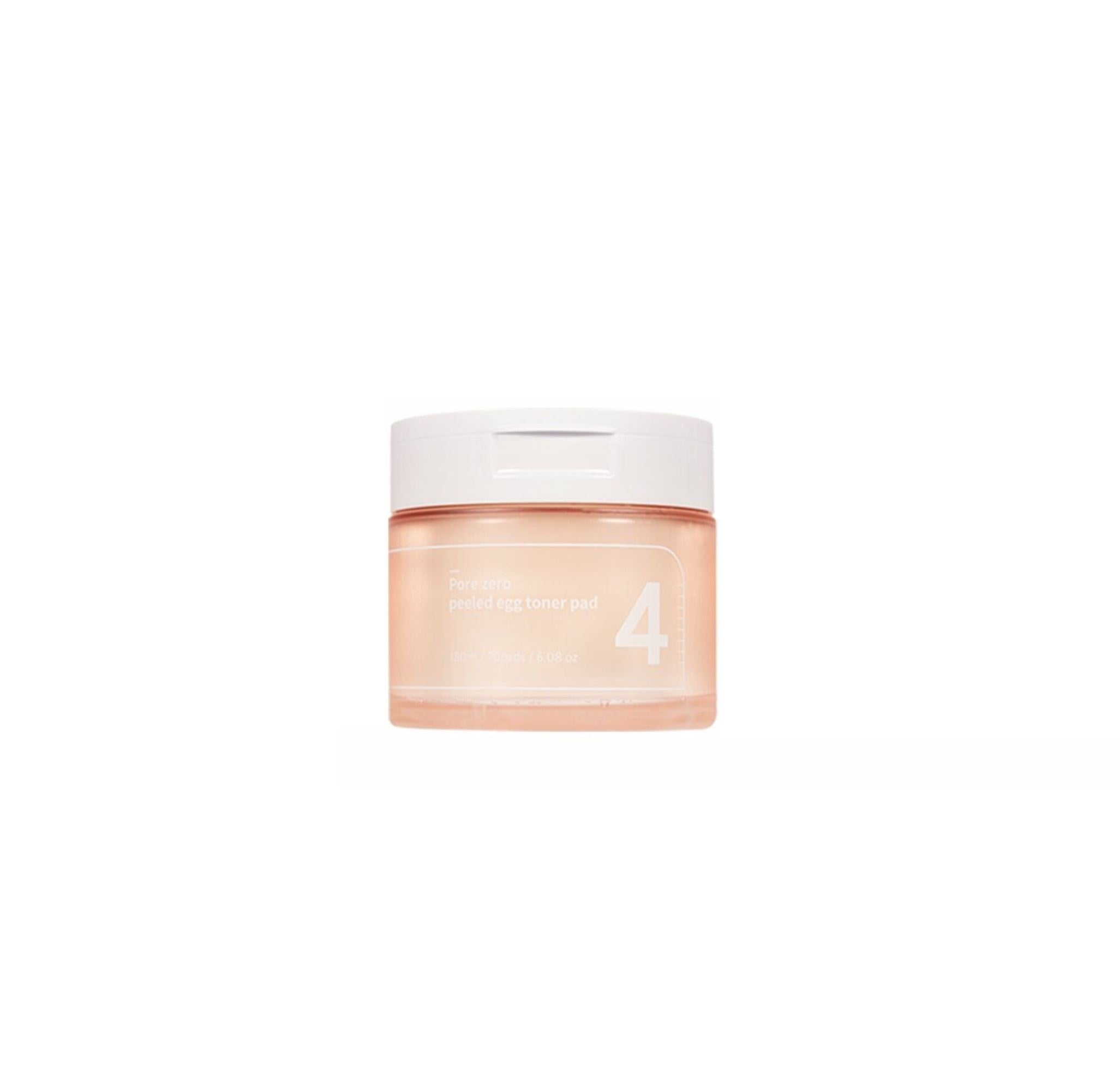 No. 4 Pore Zero Peeled Egg Toner Pad (190ml *70ea ) - Bellbees